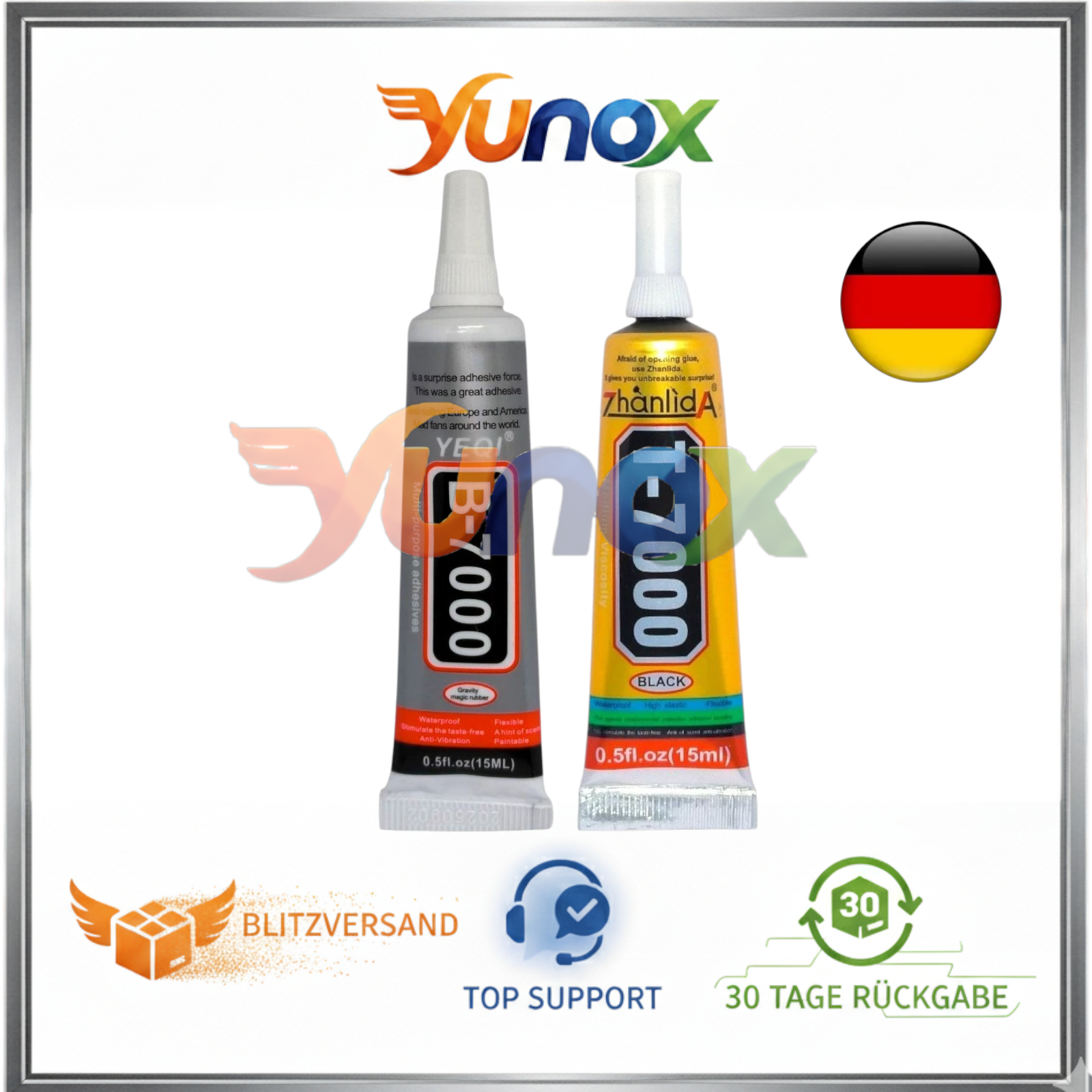 T-7000 B-7000 T-8000 Alleskleber – Display Schmuck Bastel Handy Backcover Kleber