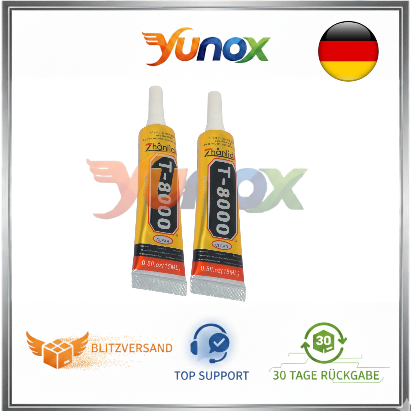 T-7000 B-7000 T-8000 Alleskleber – Display Schmuck Bastel Handy Backcover Kleber