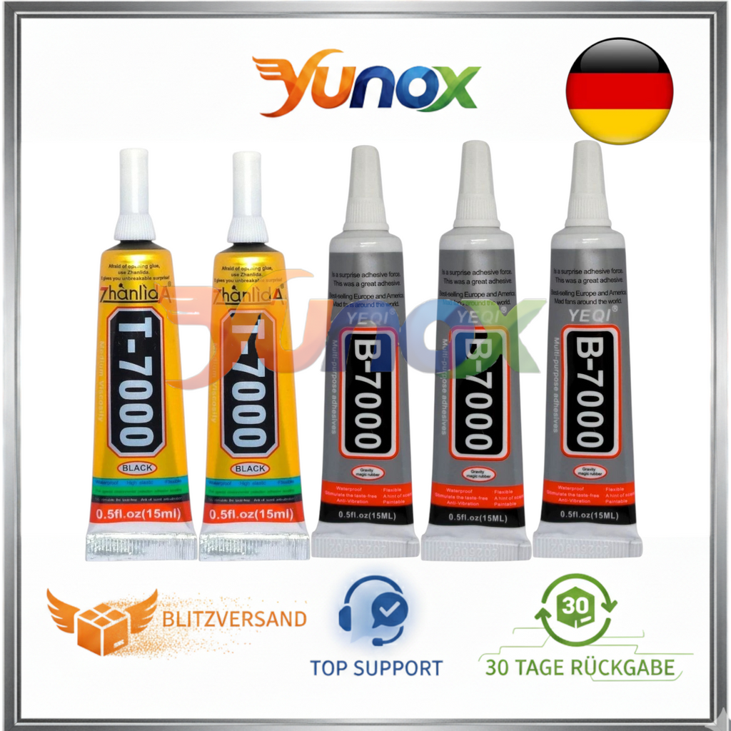 T-7000 B-7000 T-8000 Alleskleber – Display Schmuck Bastel Handy Backcover Kleber