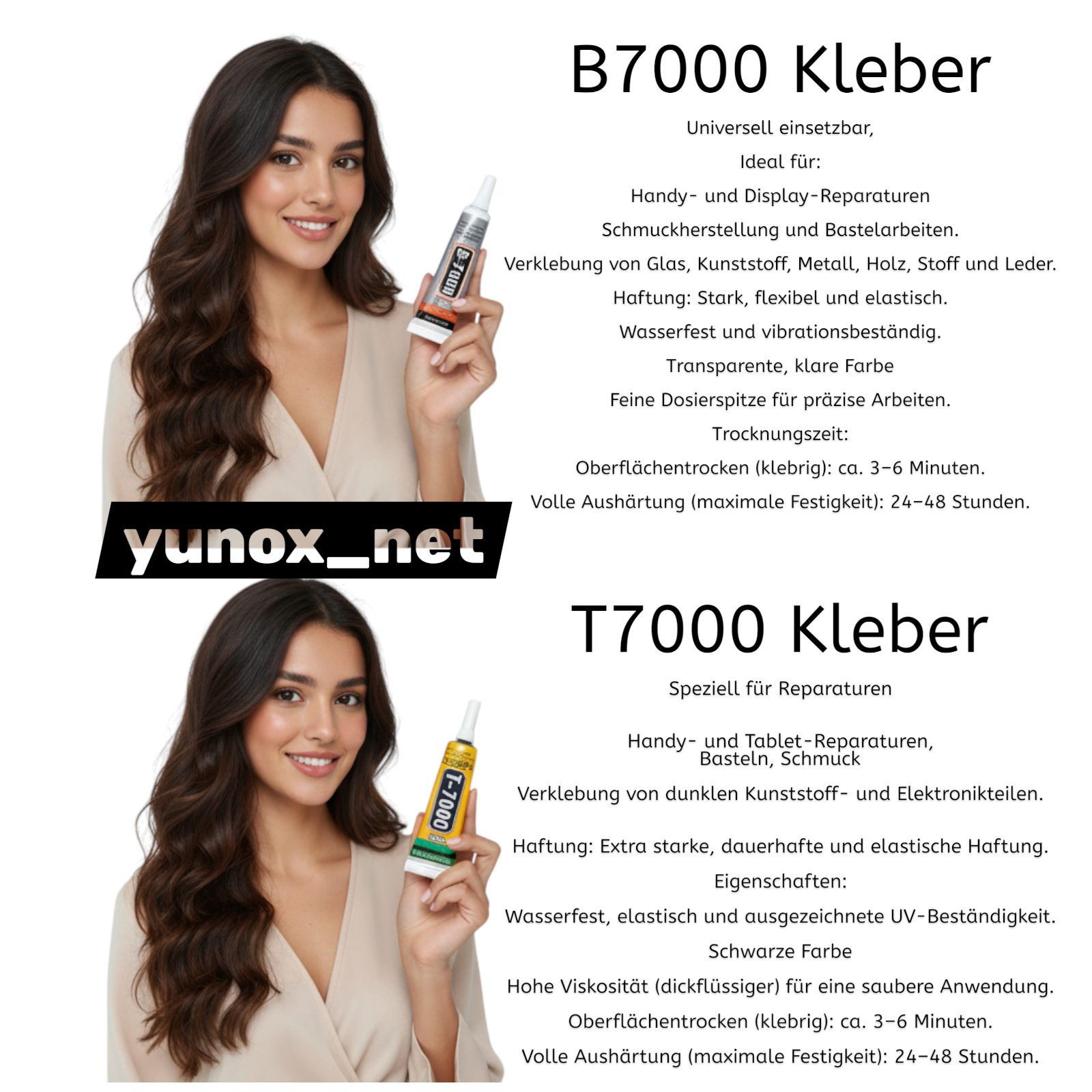 T-7000 T-8000 B-7000  110 ml Set – Handy Display Reparatur Kleber - mit Rechnung