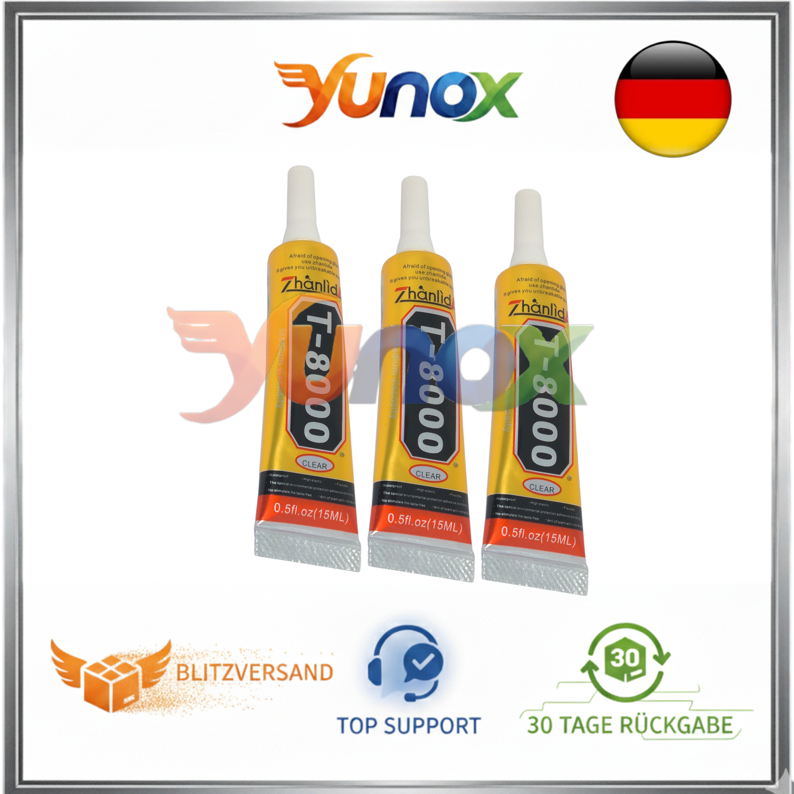 T-7000 B-7000 T-8000 Alleskleber – Display Schmuck Bastel Handy Backcover Kleber