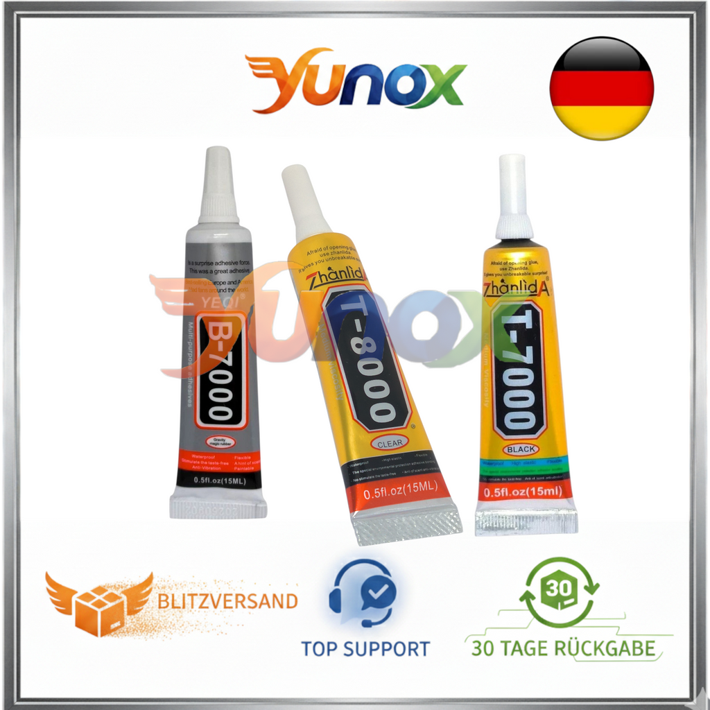 T-7000 B-7000 T-8000 Alleskleber – Display Schmuck Bastel Handy Backcover Kleber